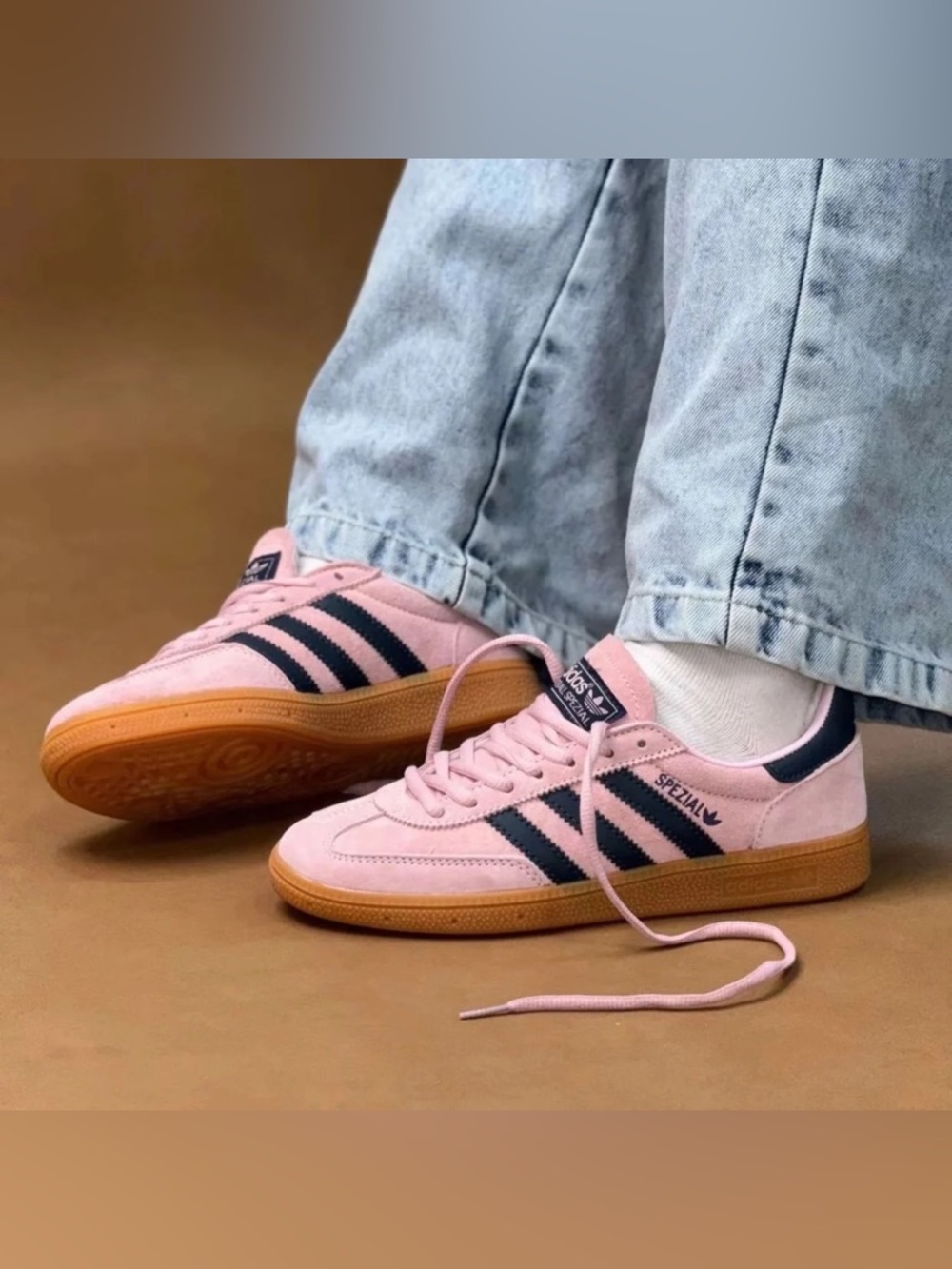 IF6561 adidas Originals Handball Spezial Clear Pink Arctic Night Gum (Women's)